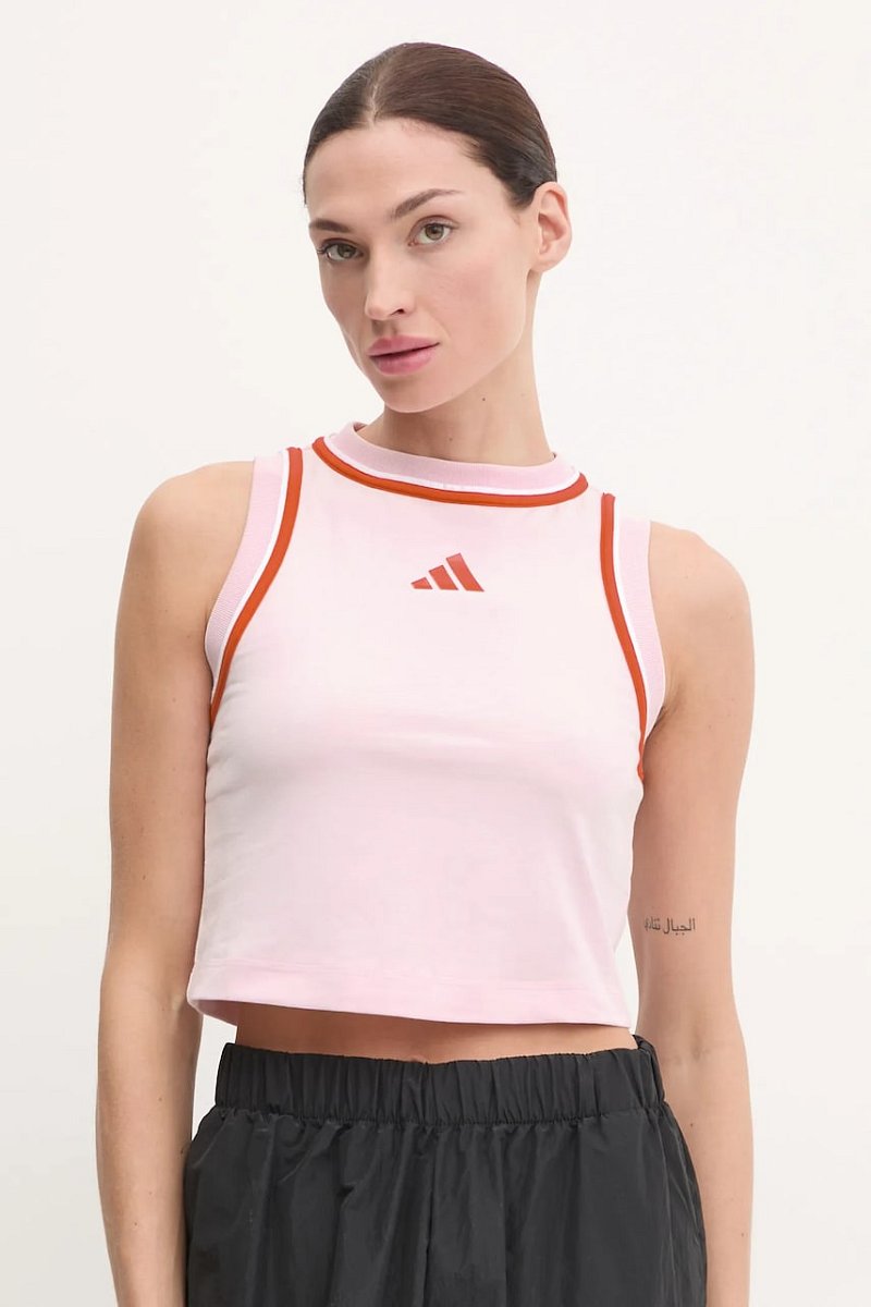 Top adidas W CB Color Pop dámský, růžová barva, JD5554