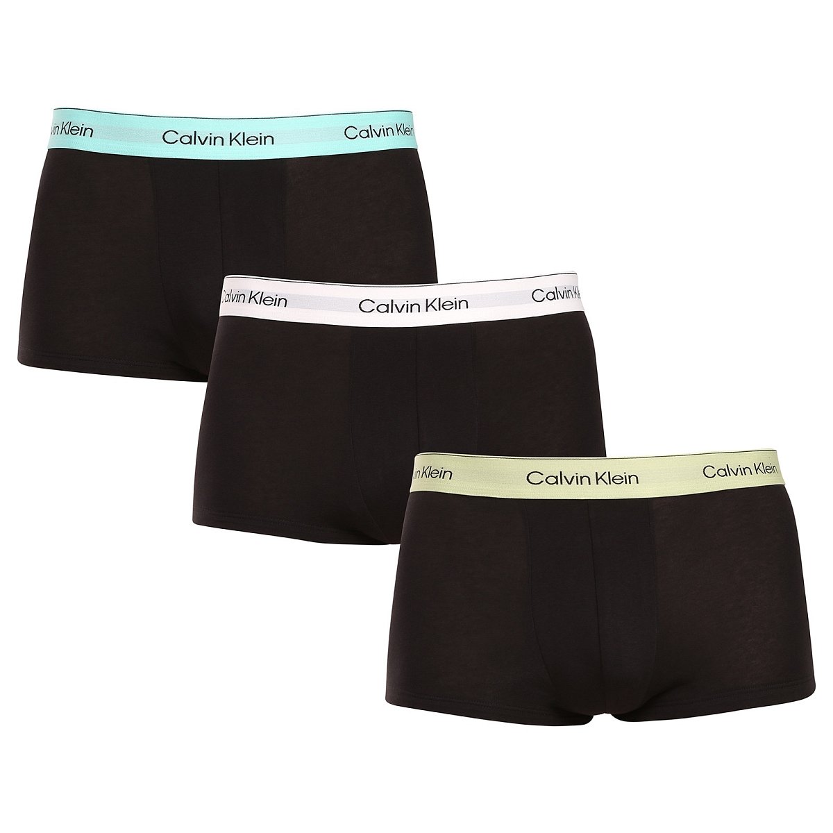 3PACK pánské boxerky Calvin Klein černé (NB4389-VRB) S, trenky / trenýrky