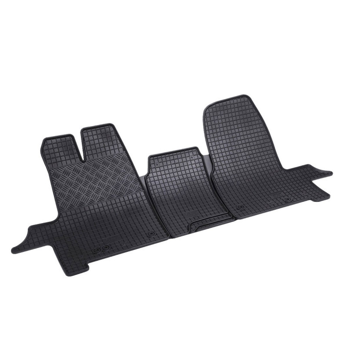 Gumové autokoberce Ford Transit / Tourneo Custom 2012-2018 (přední, 3 místa)