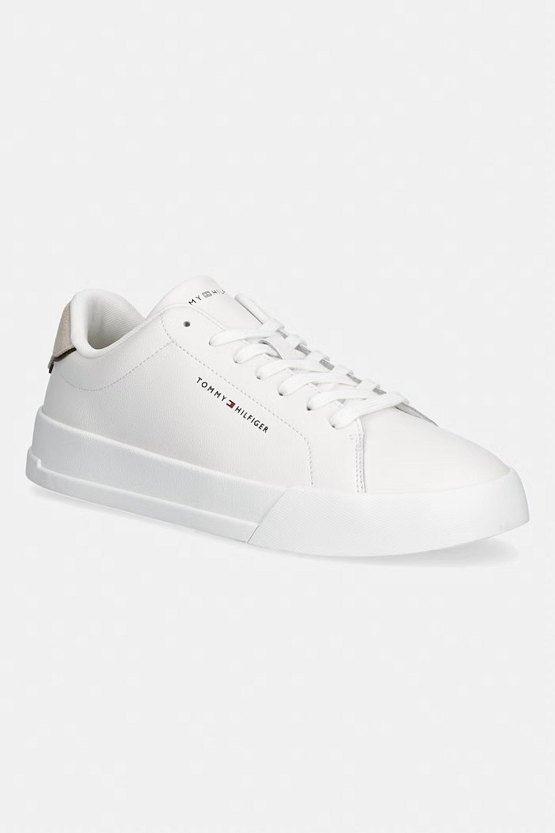 Tommy Hilfiger TH COURT LTH DETAIL ESS sneakers boty pánské kožené