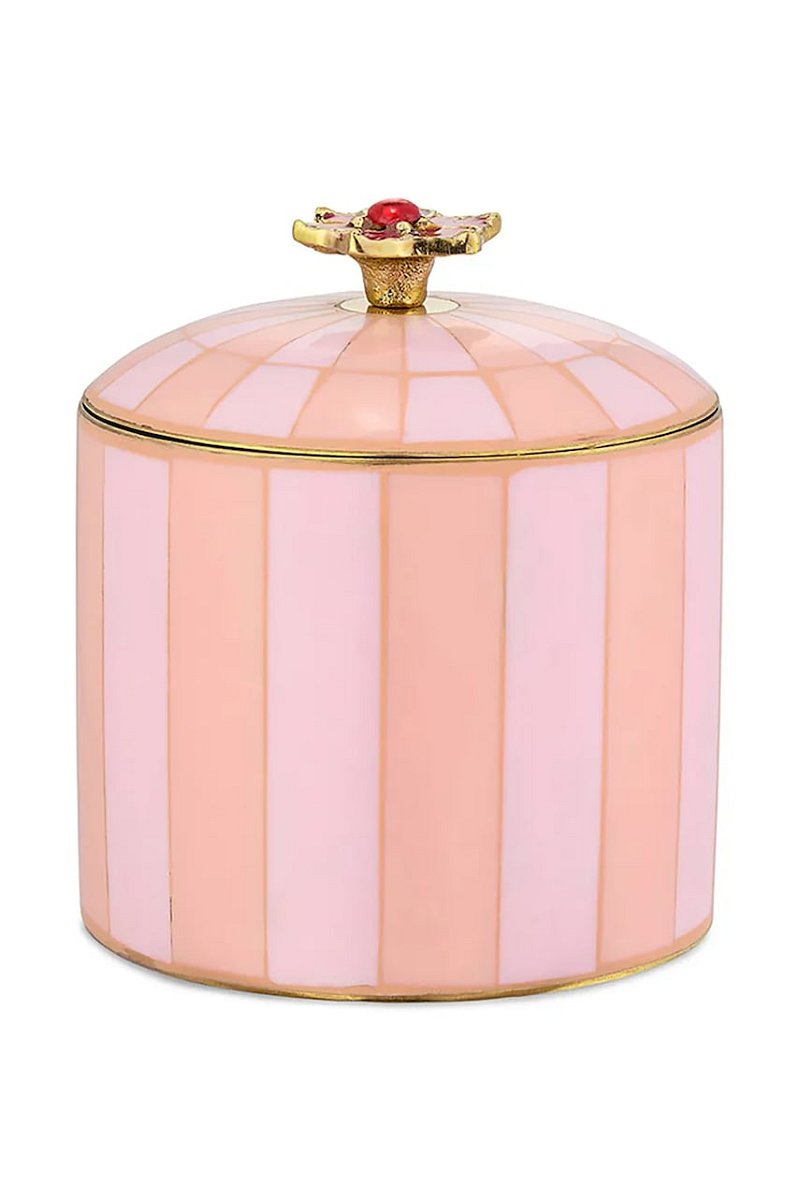 Doing Goods krabice na skladování mosazná 10,5 x 10 x 10 cm