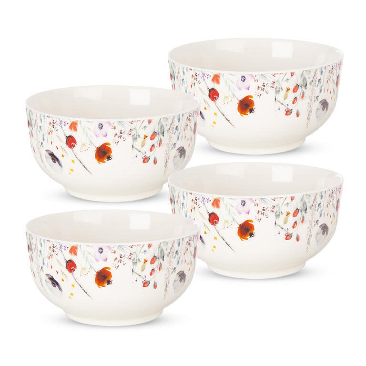 Sada porcelánových misek MÁK 4 ks