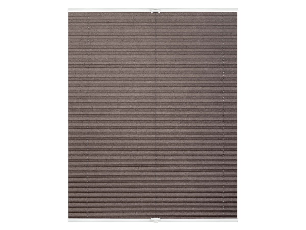 Lichtblick Plisovaná roleta, od 45 x 130 cm (šedohnědá, 90 x 210 cm)