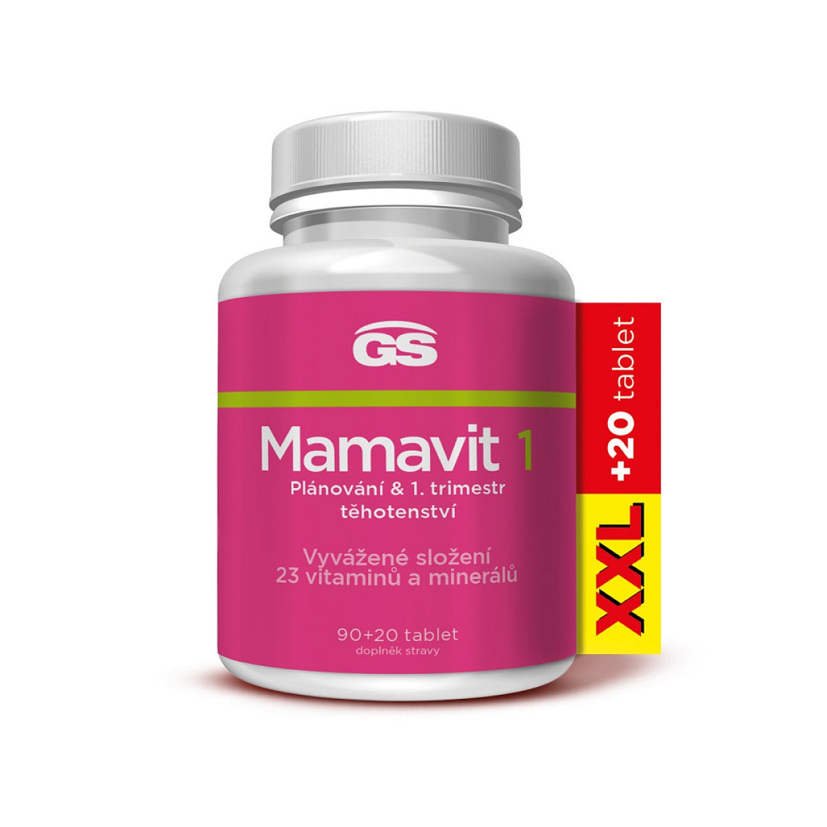 GS Mamavit 1 Plánování a 1. trimestr XXL 90+20 tablet