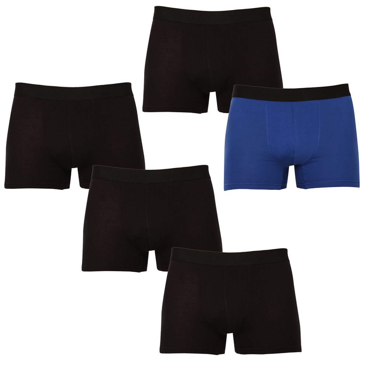 5PACK pánské boxerky Nedeto vícebarevné (5NDTB1001) XL, trenky / trenýrky
