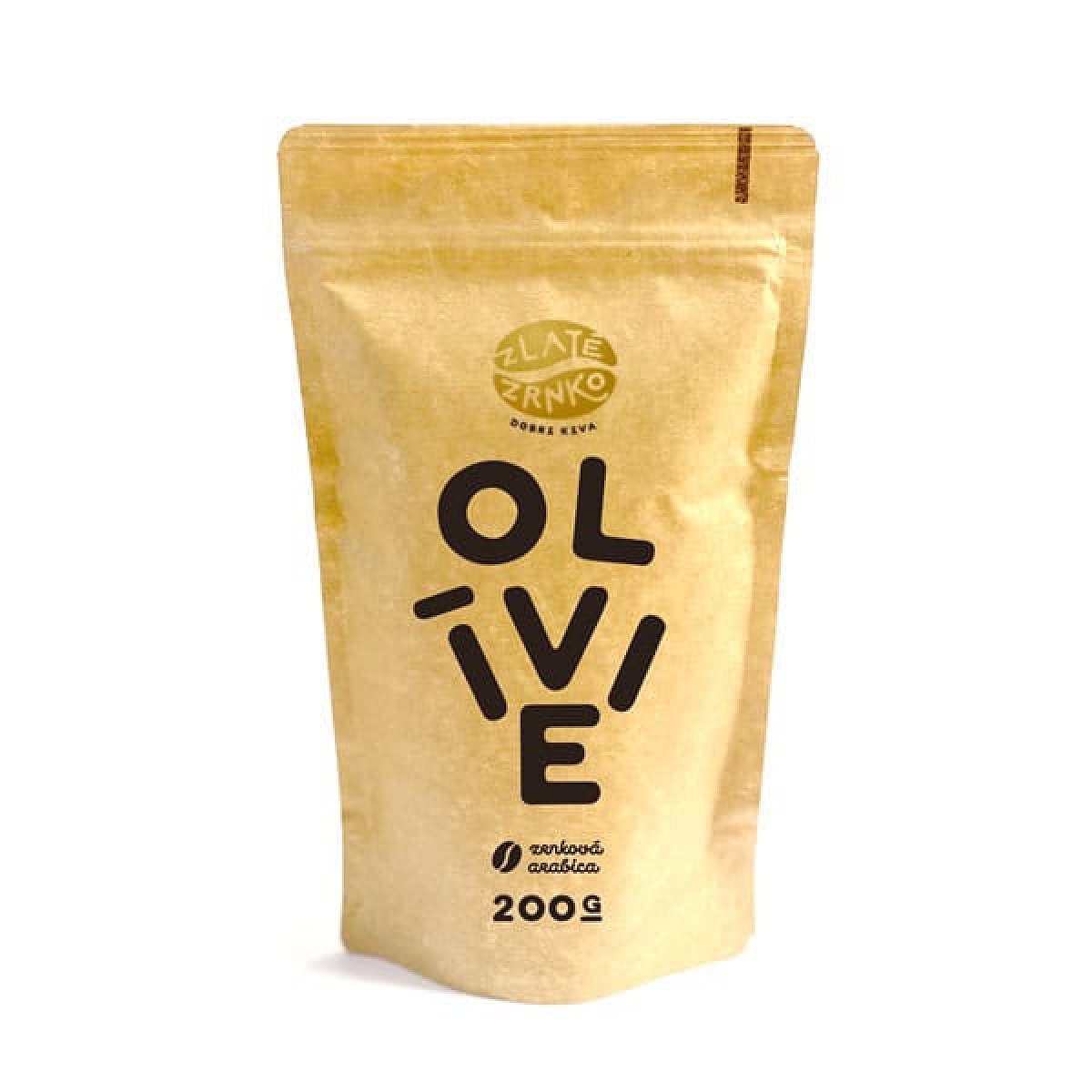 Káva Zlaté Zrnko - Olívie (Směs 100% arabika) - "HOŘKÁ" 500 g