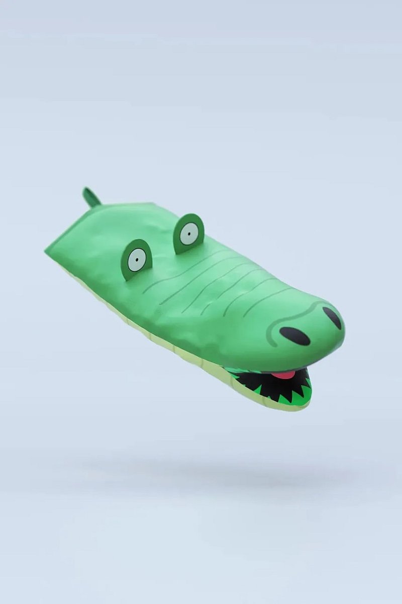 Kuchyňská chňapka Fluid Market Crocodile zelená barva