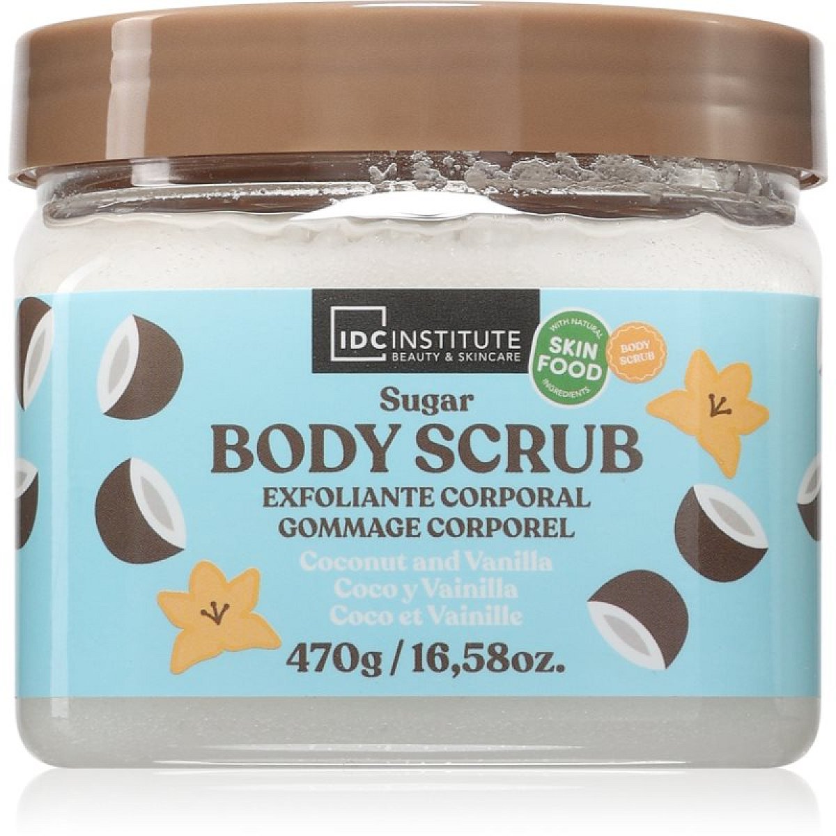 IDC Institute Coco&Vanilla tělový peeling 470 g