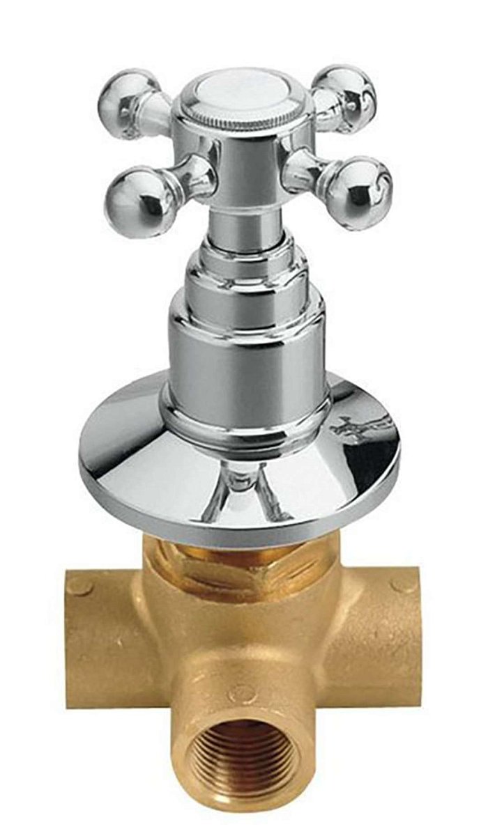 Sapho Reitano Rubinetteria Antea - Přepínač pod omítku, se 2 výstupy, chrom DEVIN21