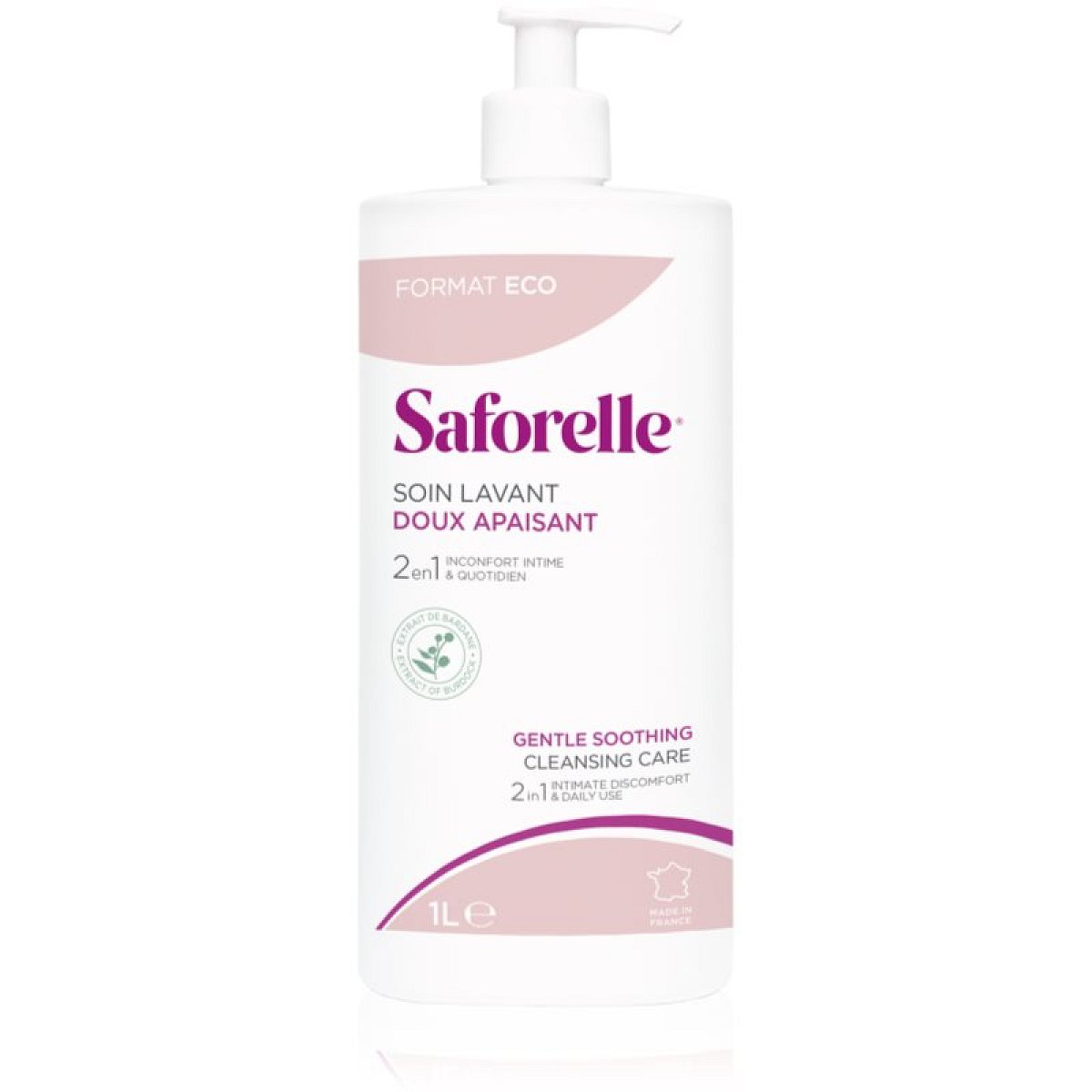 Saforelle Jemná čistící péče gel pro intimní hygienu 1000 ml