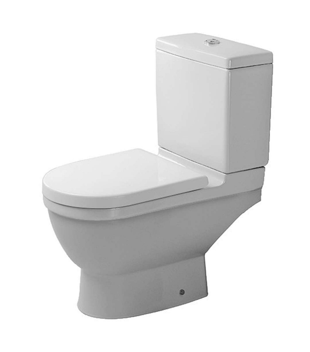 Duravit Starck 3 - WC kombi mísa, zadní odpad, s HygieneGlaze, alpská bílá 0126092000