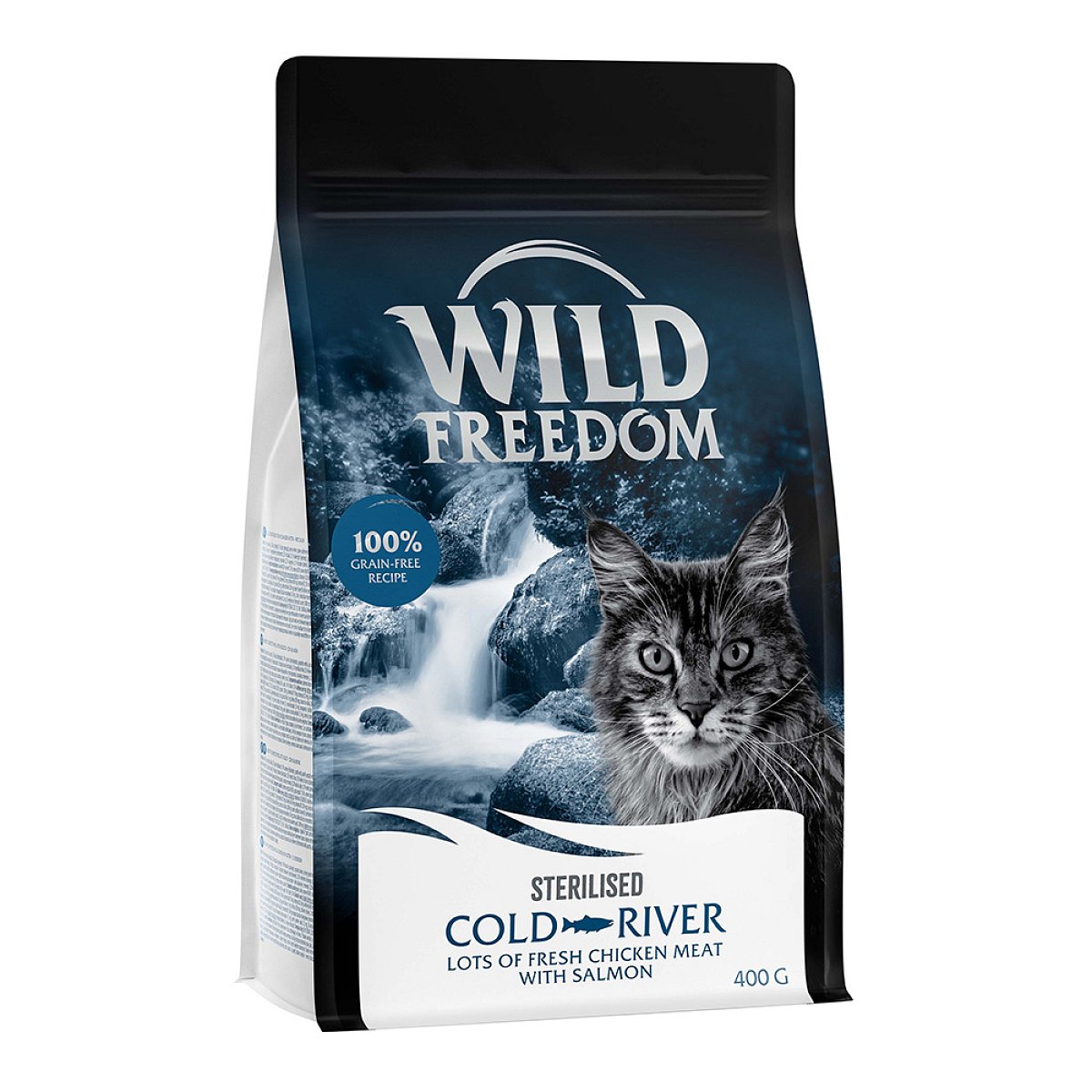 Wild Freedom Adult "Cold River" Sterilised losos - bez obliovin - 400 g