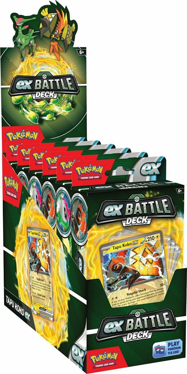Pokémon TCG: ex Battle Deck - Tapu Koko & Iron Leaves (poškozené)