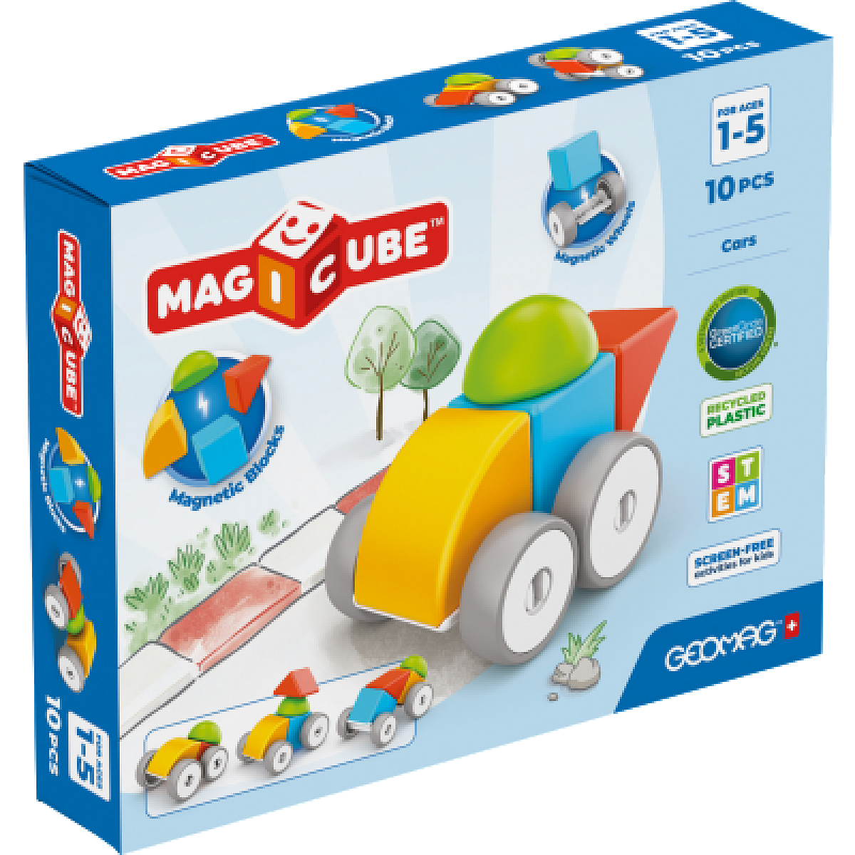 Geomag Magicube Auto 10 dílků