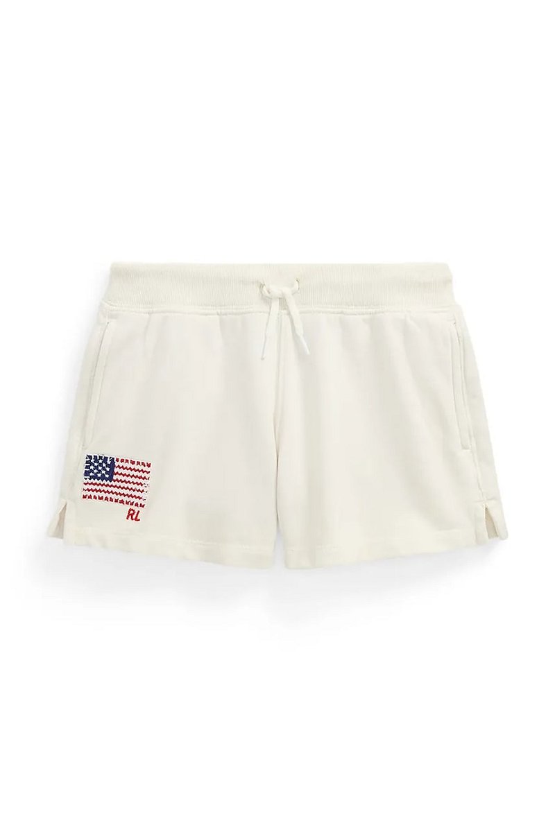Bavlněné šortky Polo Ralph Lauren bílá barva, nastavitelný pas, 313971139001