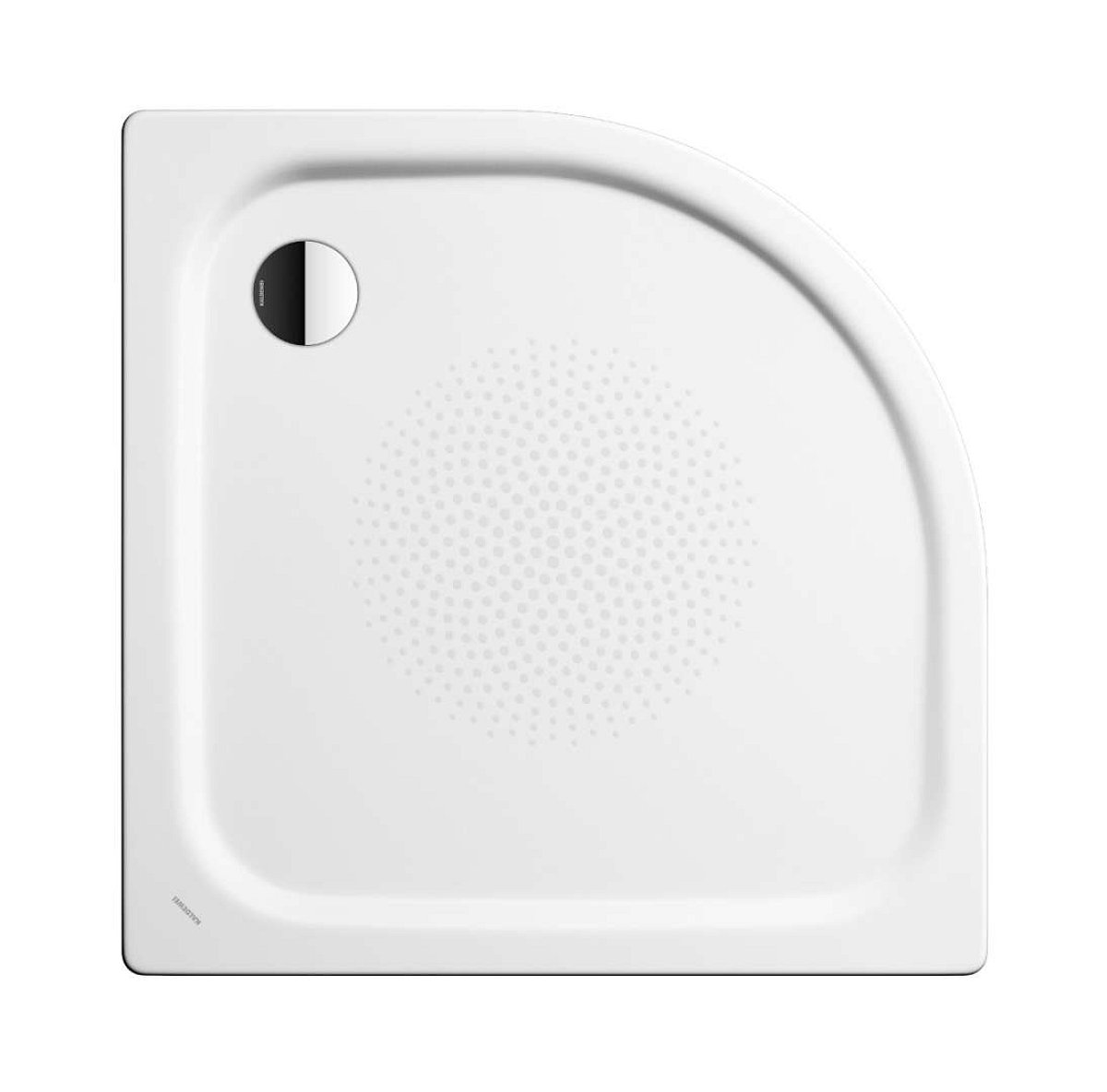 Kaldewei Advantage - Čtvrtkruhová symetrická sprchová vanička Zirkon 513-1, 90x90 cm, bílá - sprchová vanička, antislip, Perl-Effekt, bez polystyrénov