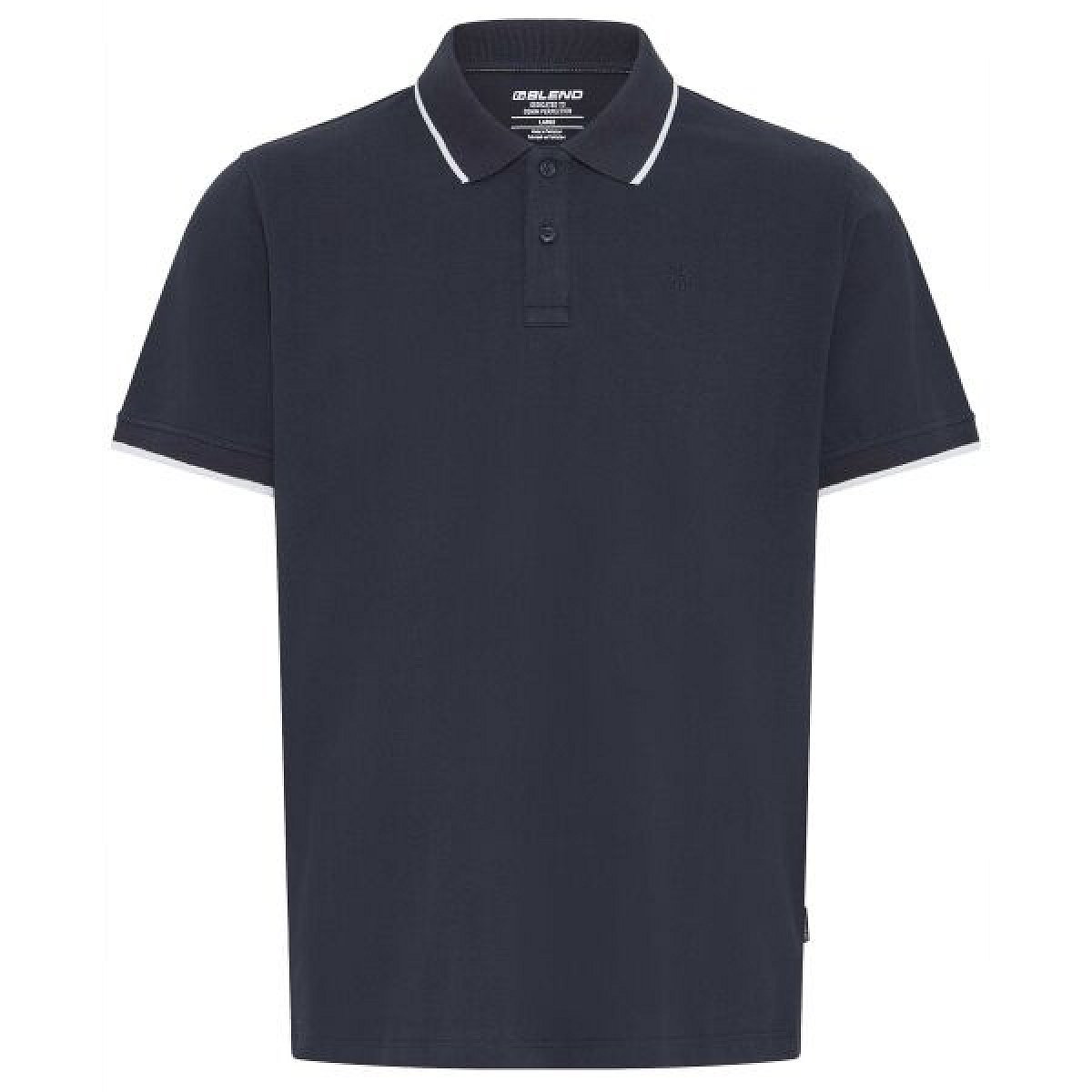 BLEND BHEDIN Pánské polo triko, tmavě modrá, velikost 4XL
