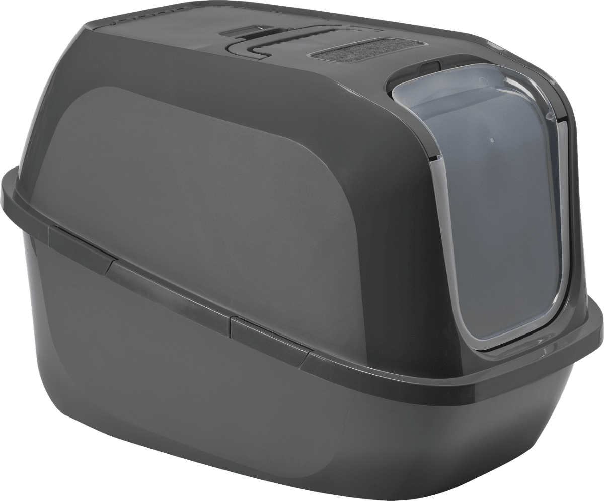 Toaleta Moderna Mega Deluxe 65,8x48,6x45,8cm tmavě šedá