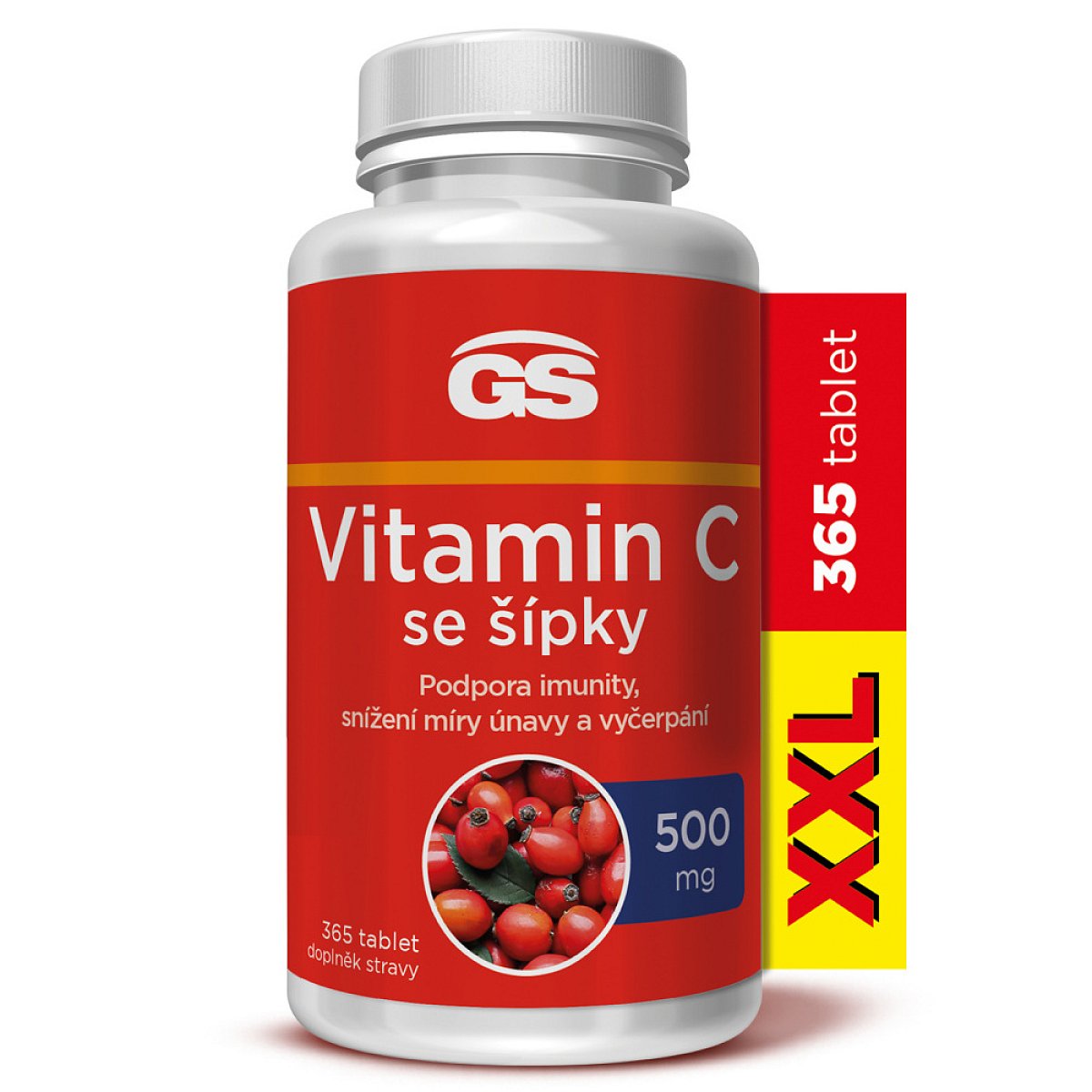 GS Vitamin C 500 se šípky XXL 365 tablet