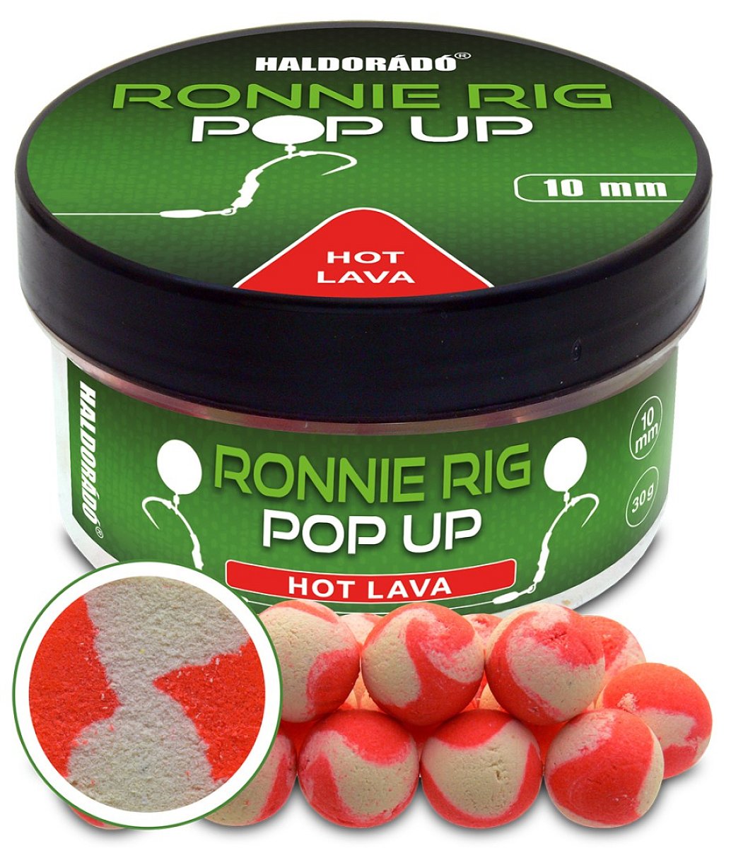 Haldorádó plovoucí boilie pop-up ronnie rig 30 g 10 mm - hot lava
