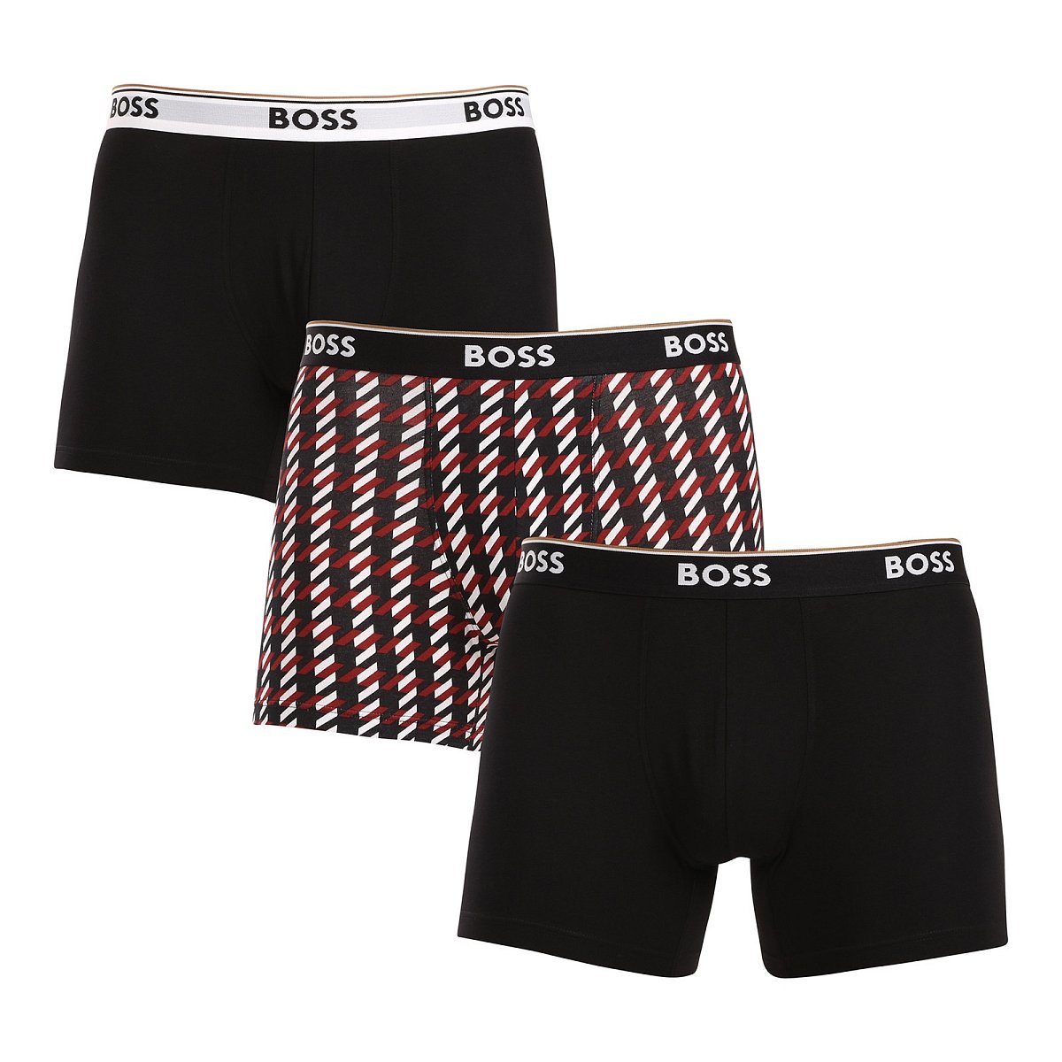 3PACK pánské boxerky BOSS vícebarevné (50524533 963) M, trenky / trenýrky