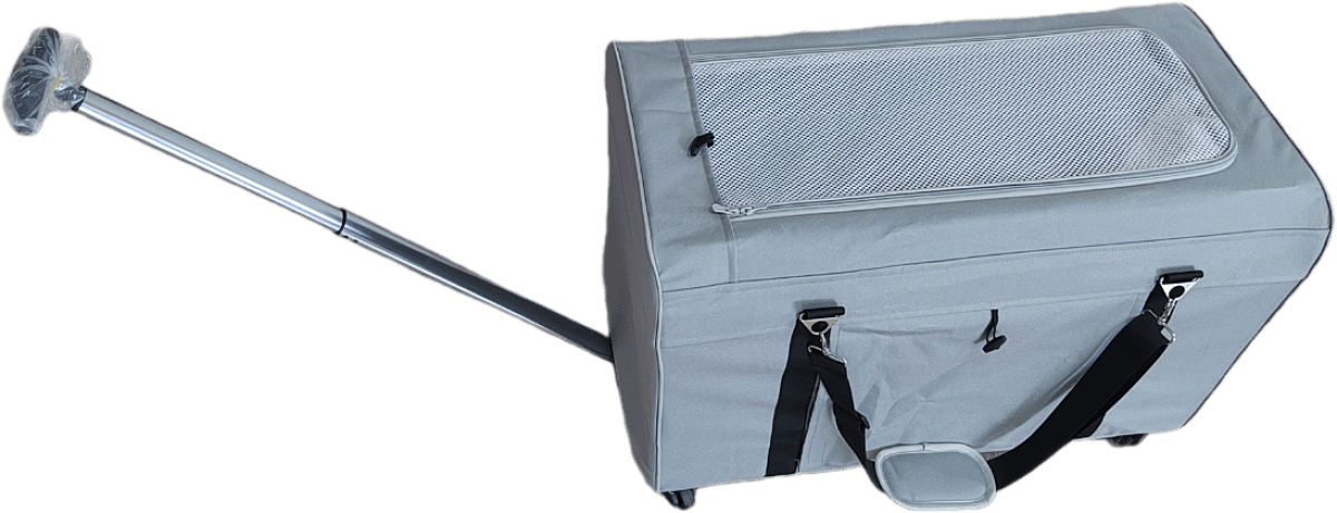 Přepravní box na kolečkách 76cm šedý