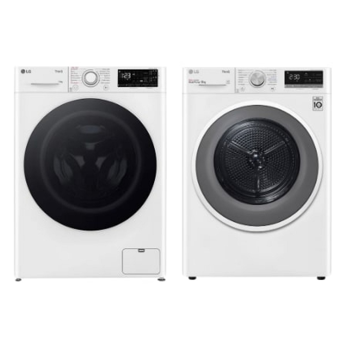 PRACÍ SET - 10kg Pračka FASR3A04WW + 8kg Sušička RC8TV9AVHN
