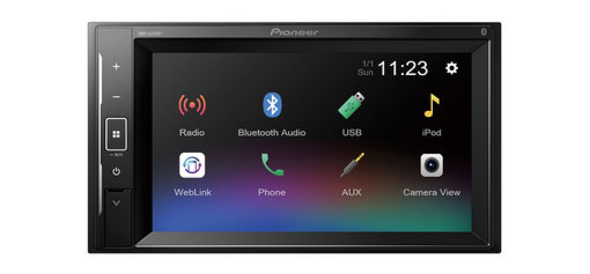 2DIN autorádio Pioneer DMH-A240BT - použité zboží