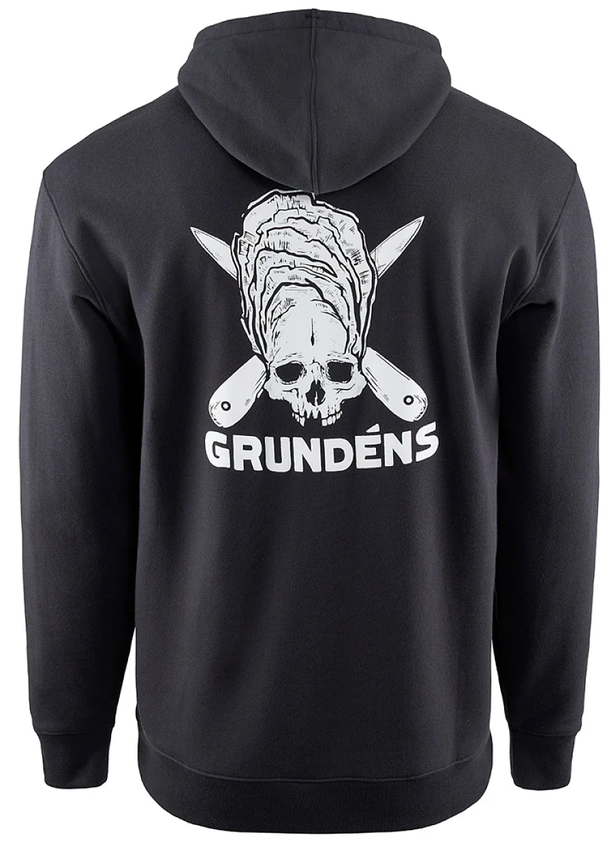 Grundéns mikina displacement dwr hoodie zero shucks black - m